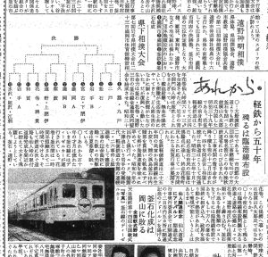 釜石軽便鉄道から50年（S34.8.17岩手東海新聞）